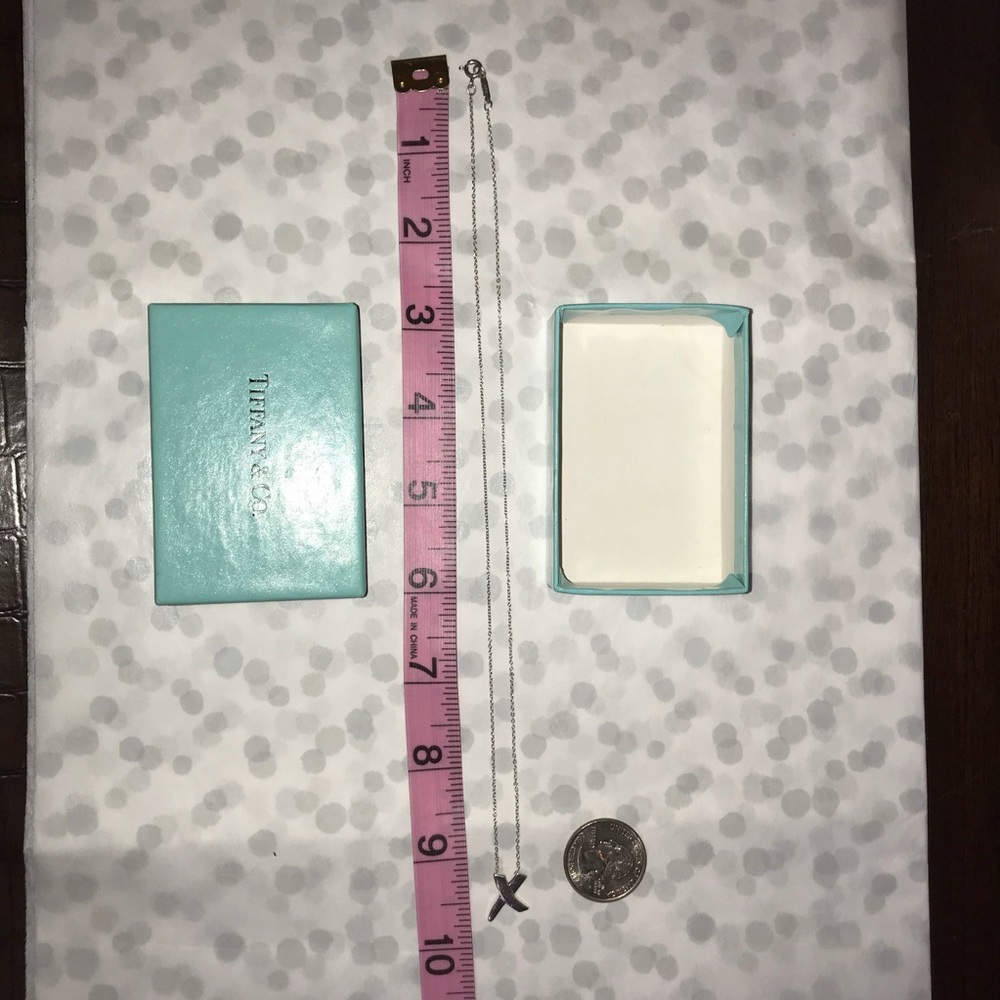Vintage Tiffany & Co Paloma Picasso Silver X  - Picture 6 of 8